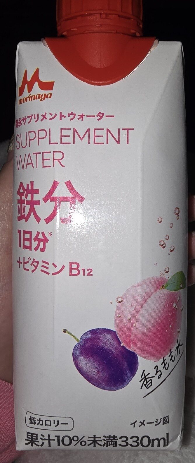 Nước uống bổ sung Sắt Morinaga Supplement Water vị Đào